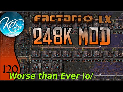 Factorio 248k Mod 120 -  OVER AN HOUR INVESTED AND IT'S WORSE!! - Tips & Tricks