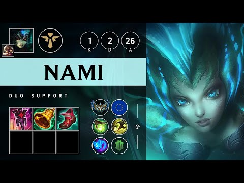 Nami Support vs Sona - EUW Challenger Patch 25.17