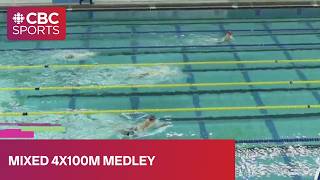 MEET RECORD in mixed 4x100m medley final | 2026 Speedo Canadian Open | #CBCSports