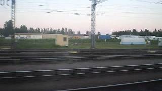 preview picture of video 'Night express train 266 leaves Ylivieska station'