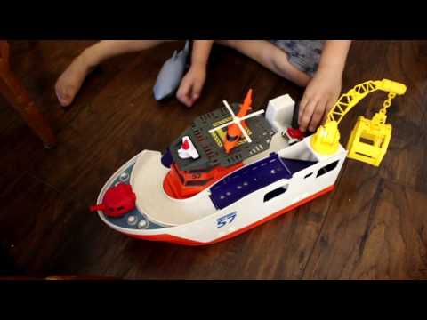 Matchbox Mission Marine Rescue Shark Ship| Unboxing/Playing