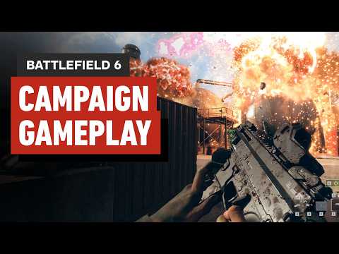 Battlefield 6 Campaign: 15 Minutes of Single-Player Gameplay (4K 60FPS)