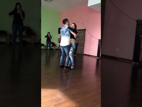 Demonstração Semba cadenciado parte 1 do workshop de Semba na AllDance Academy fevereiro 2019