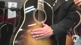 Video thumbnail for The new Gibson Sheryl Crow Signature model: Southern Jumbo Special Edition acostic guitar ***2012*** by CrowVideoTV7