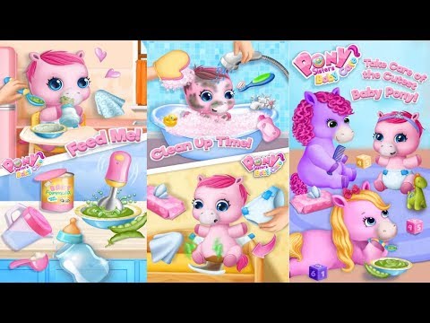 Baby Care Games - Pony Sisters Baby Horse Care - Babysitter Daycare