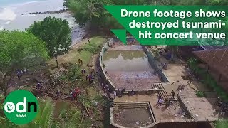 Download lagu Drone footage shows destroyed tsunami-hit concert venue mp3 Download lagu Drone footage shows destroyed tsunami-hit concert venue mp3