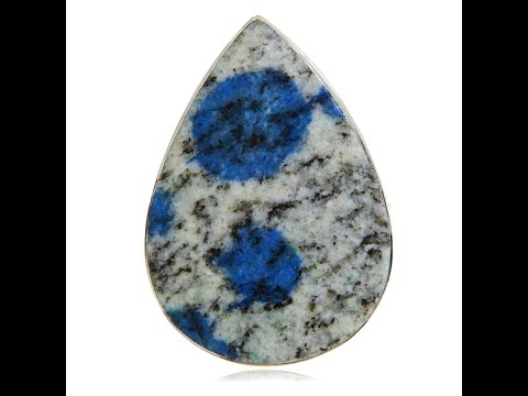 Inel Argint 925 K2 Azurit in Granit Natural - Contrast si Eleganta