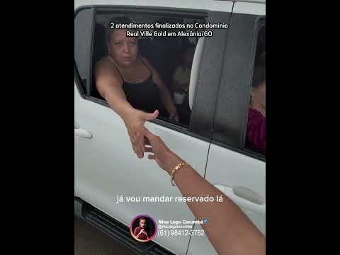2 atendimentos finalizados no Condomínio Real Ville Gold em Alexânia/GO