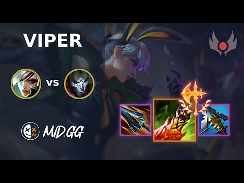 MID.GG: [ Viper ] Riven BOT vs Jhin | NA GRANDMASTER | LOL Season 2024