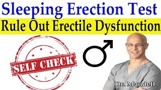 Sleeping Erection Test (Rule Out Physical Erectile Dysfunction) - Dr Alan Mandell, DC