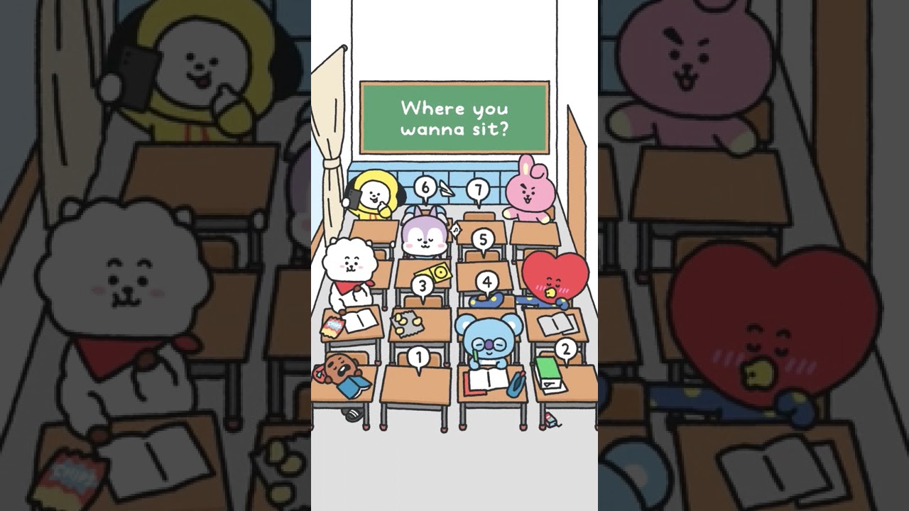 Backpacks down, pencils up!✏️Who’s gonna be your deskmate?👀