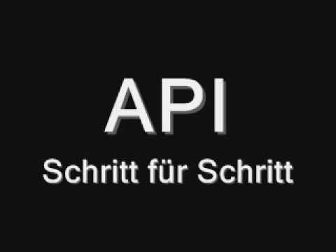 API-Schritt für Schritt