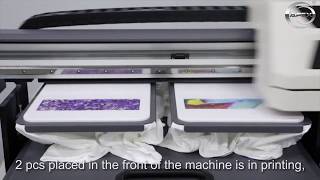 APEX NDTG6090雙噴頭桌上型紡織數位印刷機 │ 一次可印四件 【Textile Printer】Print on T-shirt