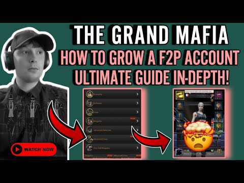 THE GRAND MAFIA 180M ACCOUNT WALK TRHOUGH AND FULL F2P Guide - YouTube