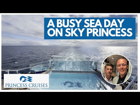 Find out what to do on a SEA DAY! SKY PRINCESS - DAY 5 VLOG