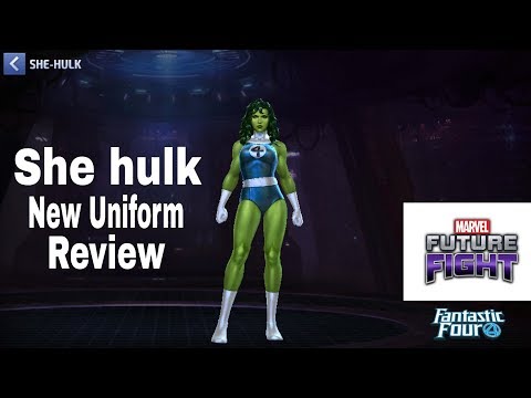 Fantastic fore She Hulk Uniform Review Marvel future fight.