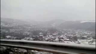 preview picture of video 'Beautiful Road Leading To Carasova - Romania (Winter Season)'