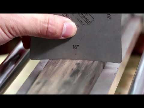 如何製作指板弧度 How I radius a fretboard