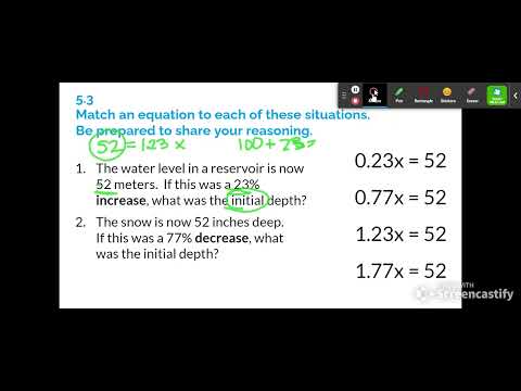 Accelerated Unit 6 Lesson 5 Percent Increase And Decrease With Equations