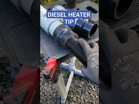 DIESEL HEATER TIP - Use standard 3\" ducting #vanlife #rvtips #rvwithtito