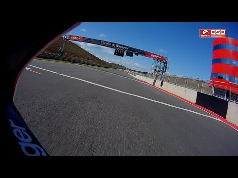 Bennetts BSB Testing! Jump onboard with Glenn Irwin at Circuito de Navarra
