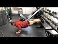 Decline push ups