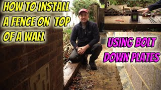 Install a Fence On a Wall | The EASY Way