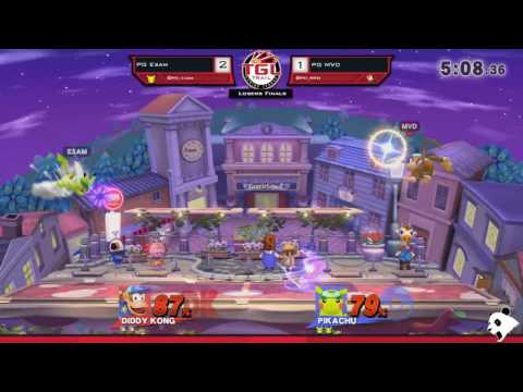 TGL Divided LF — PG | Esam (Pikachu) vs PG | MVD (Diddy Kong)