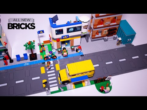 Lego 60329 city une journée d'école jouet de construction bus 2