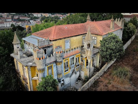 INCREDIBLE UNTOUCHED ABANDONED CASTLE Of A ECCENTRIC Family FROZEN IN TIME