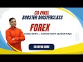 FOREX CA Final Booster Masterclass Timestamps | AFM Revision May 2025