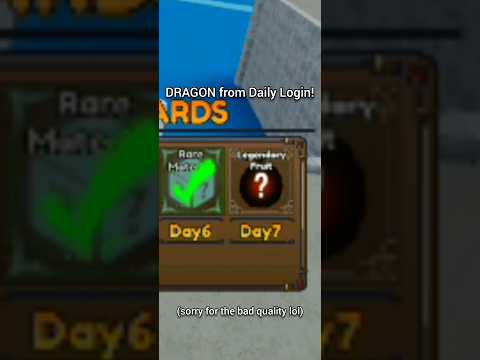 LEGENDARY Dragon Fruit from Daily Login! (King Legacy) #kinglegacyroblox
