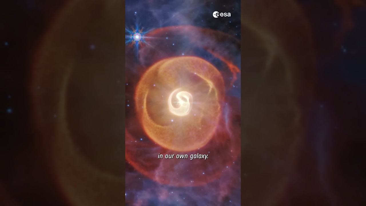 What happens when two rare Wolf–Rayet stars dance through space? ✨