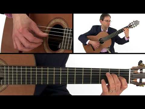 Beginner Classical Guitar Lesson - Aguado Arpeggio Etude Performance