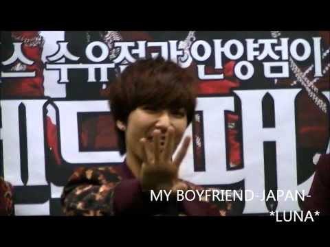 [FanCam]121125 Boyfriend's Fansign Event_Cute Jeongmin!!