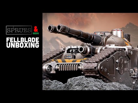 Fellblade Super Heavy Tank Unboxing and Review - Warhammer The Horus Heresy