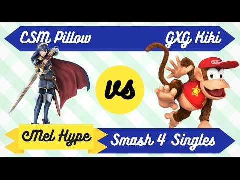 Mel Hype 3.2 - Smash 4 Singles - CSM Pillow (Lucina) vs GXG Kiki (Diddy) - Winners Semis