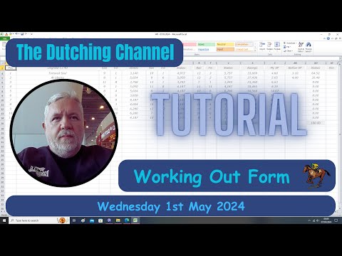 The Dutching Channel - Horse Racing - Excel - Tutorial - Working Out The Form For Chelmsford 2nd May