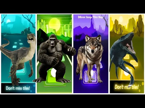 🎮 Beasts on the Beat: Dino 🦖 Gorilla 🦍 Wolf 🐺 Shark 🦈