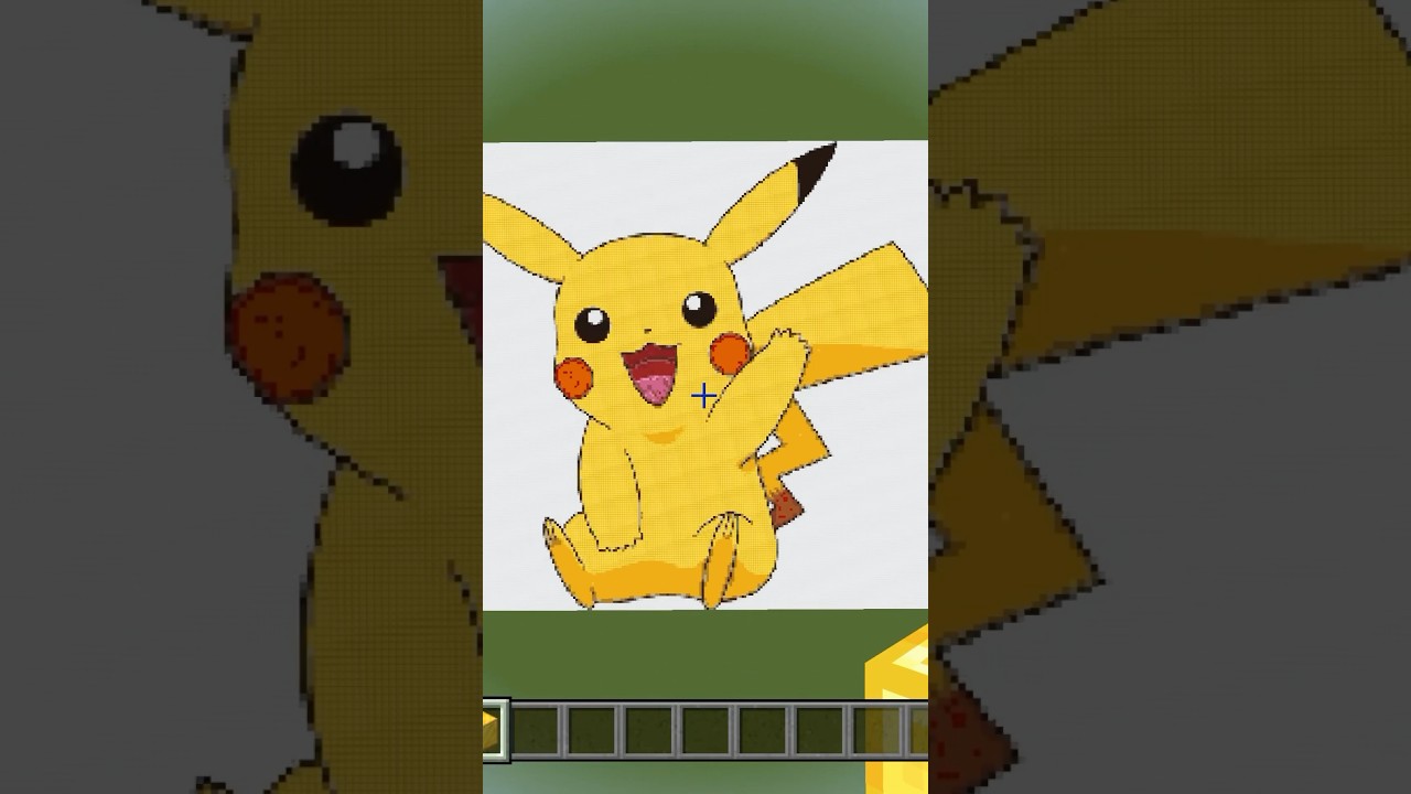 〇〇した人のピカチュウ#Minecraft#マイクラ #マインクラフト #ピクセルアート # shorts#ピカチュウ#ポケモン