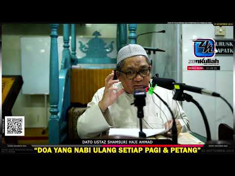TAZKIRAH : Doa Kesihatan Yang Nabi Amalkan - Ustaz Shamsuri Haji Ahmad