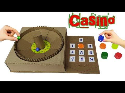 How To Make Casino Game From Cardboard  || DIY Casino Roulette Game From Cardboard