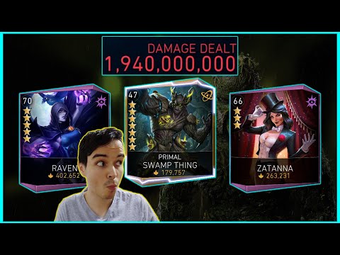 Primal Swamp Thing Does 2 Billion Damage Injustice 2 Mobile