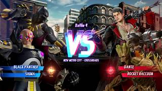 MARVEL VS. CAPCOM: INFINITE Black Panther,Sigma Requested Gameplay In Arcade Mode