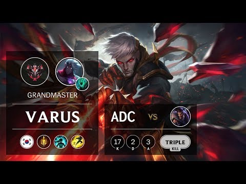 Varus ADC vs Draven - KR Grandmaster Patch 9.10