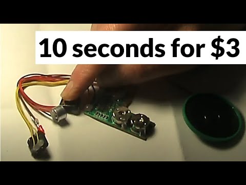 Testing a three dollar digital voice recorder