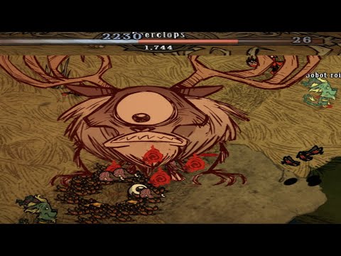 DST Instakilling Deerclops as wortox