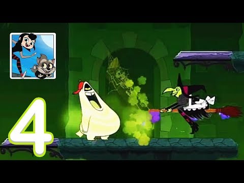 Hotel Transylvania Adventures - Run,Jump,Build! - Walkthrough Part 4 - Levels 21-25（Four characters）