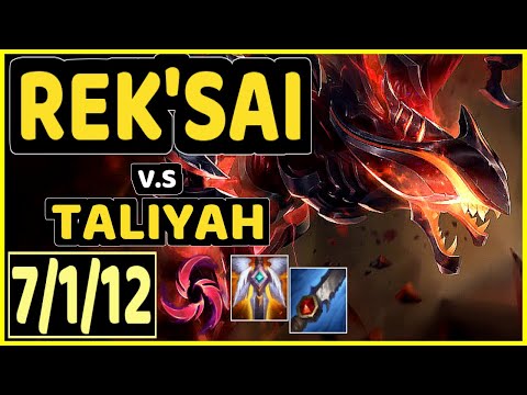 MALRANG (REK'SAI) vs TALIYAH - 7/1/12 KDA JUNGLE GAMEPLAY - KR Ranked GRANDMASTER