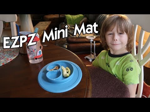 ⭐EZPZ Mini Mat  SHARK TANK PRODUCT 🍀 One Piece Silicone  Happy Mat Placemat & Plate 👈